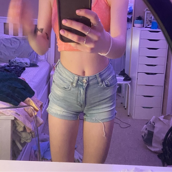 American eagle high rise shortie shorts - Picture 5 of 8